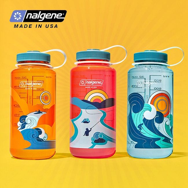Nalgene-Cartoon Drinking Bottle for Kids, Children's Outdoor