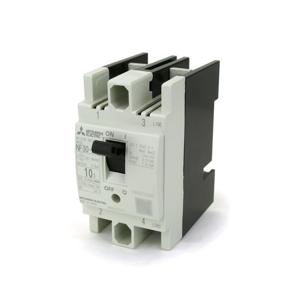 Mitsubishi Electric NF30-FA 2P 5A (No Fuse Circuit Breaker for Control Panel) (2 Poles) (AC/DC) NN