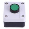 KSTE Weatherproof Green Push Button Switch One Button Control Box for Gate Opener