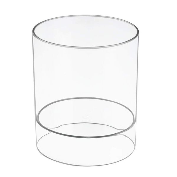 iDesign Headband, Bobble & Hair Brush Holder, Small Plastic Hairbrush Holder, Dressing Table Organiser for Hair Accessories, Clear