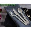 GreenWorks 200 Count Heavy-duty Compostable Forks, BPI Certified Large Disposable Cutlery Flatware Utensils Fork