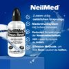 NeilMed Sinus Rinse Starter Kit with 5 Premixed Saline Packets - Large Volume Low Pressure Saline Nasal Irrigation & moisturizing Complete System