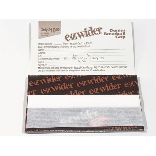 EZ WIDER Double Wide 6 Pack of 24 Sheets, Total 144 Sheets, Free Seal Fresh Tube Rolling Paper