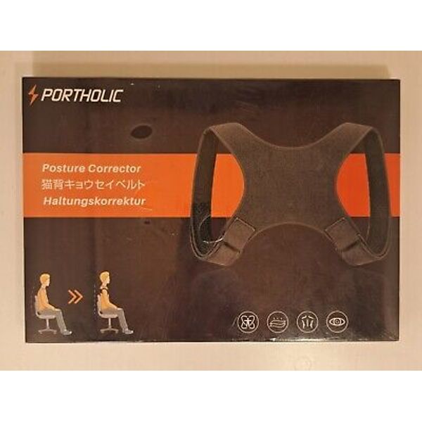 PORTHOLIC Posture Corrector for Men and Women, Newest Updated 2 Wear Mode, Adjus