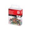 3 X Map Pins 5mm Head Assorted [Pack of 100]