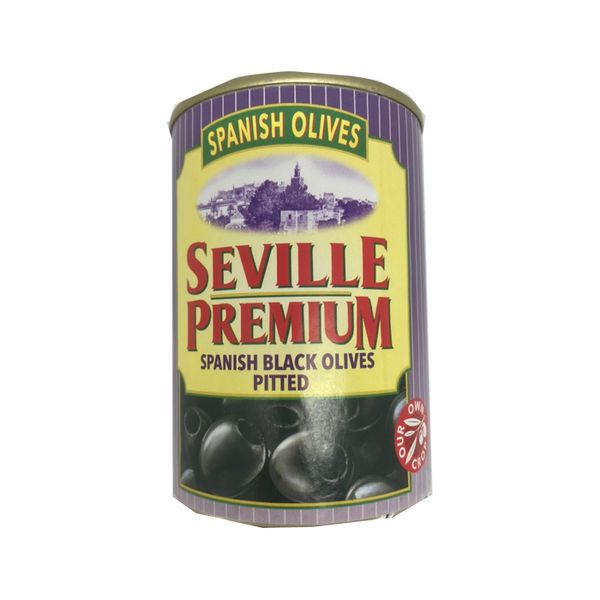 Seville Premium Black Olive Whole 385g, 1 pc