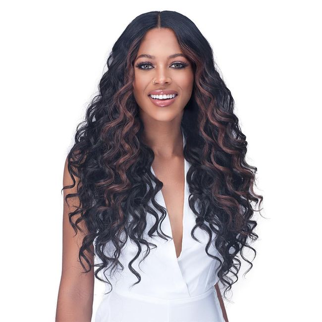 BOBBI BOSS HD Meltdown Long Lace Front Wig with Baby Hair MLF765 CALANTHA (2 Dark Brown)