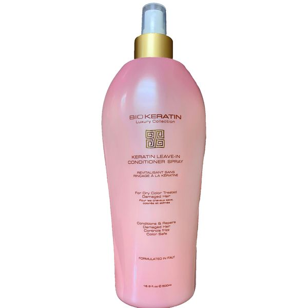 Bio PureOils Keratin Luxury Collection Keratin Leave-In Conditioner Spray 16.9 ounces