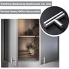 15PK Single Hole  2" Satin Nickel T Bar Kitchen Cabinet Handle Knobs Drawer Pull