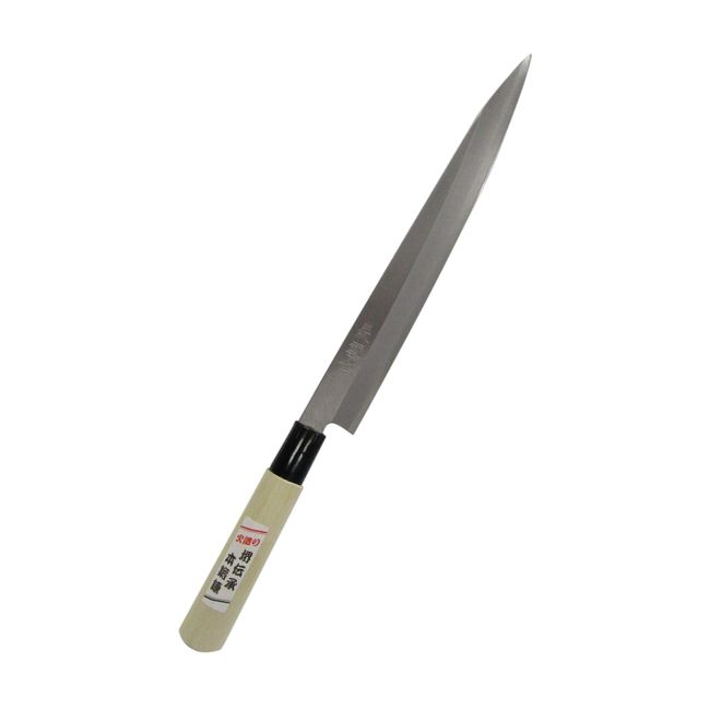 Nagaunsei PR4110 Yanagi Blade Knife, 9.4 inches (240 mm), White Paper Steel, Made in Sakai