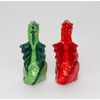Fine Ceramic Medieval Dragon Salt & Pepper Shakers Set, 4"