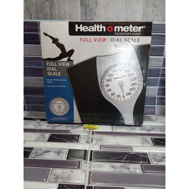 Health o Meter HDM770-05 330LB Limit Digital Weight Tracking Scale Black -  NEW