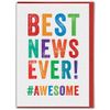 Brainbox Candy - Best News Ever Congrats Exam Congratulations Card