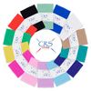 CRS Cross Figure Skating Socks (2 Pair) Premium Knee High Tights for Ice Skates, Footed Skate Socks, Ice Skating Socks, Dance (Pivot Purple)