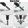8x Dry Diamond Core Drill Bits 1/4" Hex Shank for Glass Ceramic Granite Marble
