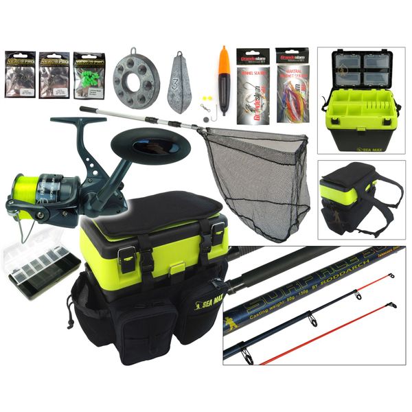RODDARCH® COMPLETE SEA FISHING KIT SET & HUNTER PRO® 70S SURF REEL