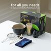 Matcha Whisk Set Black,7 Pcs Matcha Set,Matcha Kit for Ceremony,Matcha Tea Se...