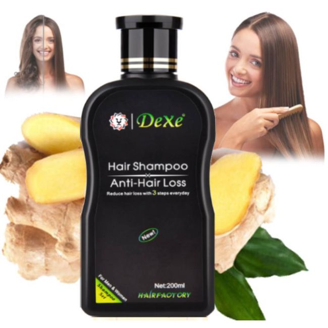 Instant Ginger Hair Regrowth Shampoo Hair Growth Anti-Hair Loss Hair Care 200ml