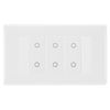 BG Nexus White Moulded Triple Secondary Touch Dimmer Switch