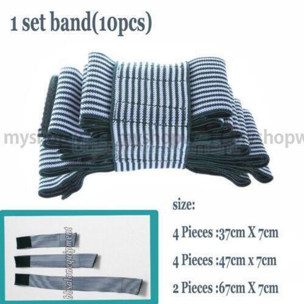 10PCS 3 Sizes Stretching Bands for Microcurrent Body Slimming Beauty Equipment