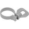 Pool Hose Clamp Spare Clips, Adjustable, Plastic Clamp, Grey (2, Grey)