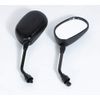 Deluxe Scooter Rear View Mirror Pair for Most Pride Mobility Scooters (Only Works with Scooters with Screw Holes On The Tiller)