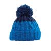 Beechfield B437 Apres Beanie - Azure Blue/Oxford Navy