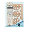 Spellbinders Card Creator Roman Trellis Die, Metal, Brown