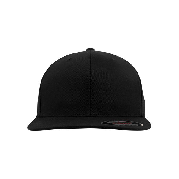 Flex fit Flat Visor Caps, Unisex, Flexfit Flat Visor, Black, L/XL