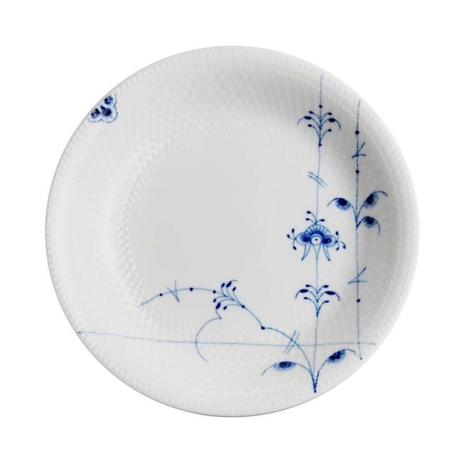 ROYAL COPENHAGEN 2-500-734 Blue Palmette Medium Plate, Blue