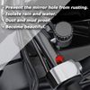 AVERZELLA 4pcs Motorcycle Red Mirror Hole Plugs 2 Regular+2 Reverse M10x1.25 (Red, M10>2 regular + 2 reverse)