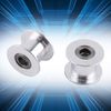 5pcs Smooth GT2 Idler Pulley 20 Toothless 10mm Width Timing Pulley Wheel for 3D Printer