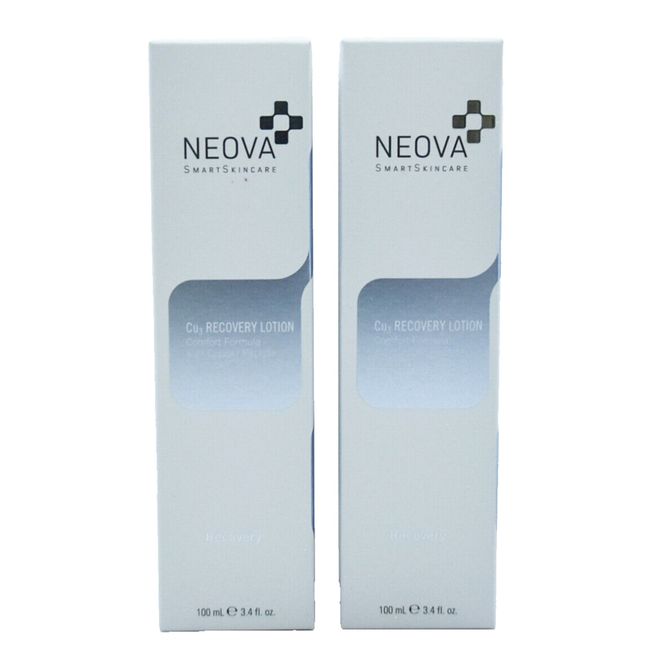 NEOVA Cu3 Recovery Lotion Copper Peptide Complex 3.4 fl oz /100ml *NIB* [2 Pack]