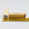 [0.6 inch (15 mm) square] finger pointing Freddy's mini rubber stamp