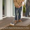 Deck Stain Brush Applicator with Long Handle(59IN), 7IN Wide Deck Paint Brush...