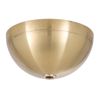 B&P Lamp® 4 3/4 Inch Diameter, 2 3/8 Inch Height, Brass Dome Shaped Canopy