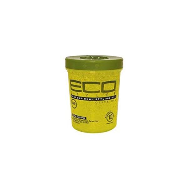 Eco Styling Gel Green Olive Oil Green 32 oz,Pack of 3