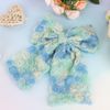 1pcs Gradient Bow Hair Clip (Blue)