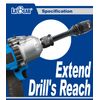 LABEAR- 5.5"x 7/16"-Hex Quick-Change Extension Bit, Drill Chuck Extension 7/16 in. Hex Shank