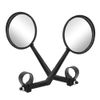 Scooter Handle Rearview Mirror - Adjustable Angle - Wide View - Retroreflector - Easy Installation