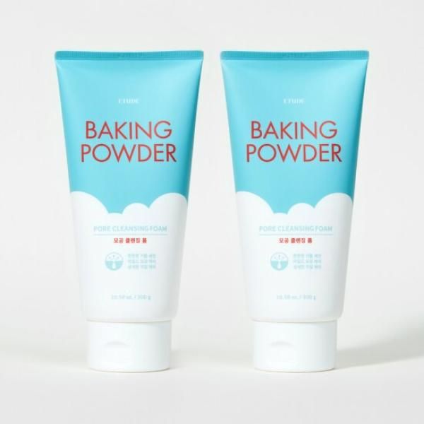 [Etude] Baking Powder Pore Cleansing Foam 300g Duo Set (2 pieces)