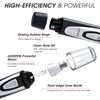 Ear and Nose Hair Trimmer Clipper, 2023 Professional Painless Eyebrow & Facial Hair Trimmer for Men Women, Battery-Operated Trimmer with IPX7 Waterproof, Dual Edge Blades for Easy Cleansing