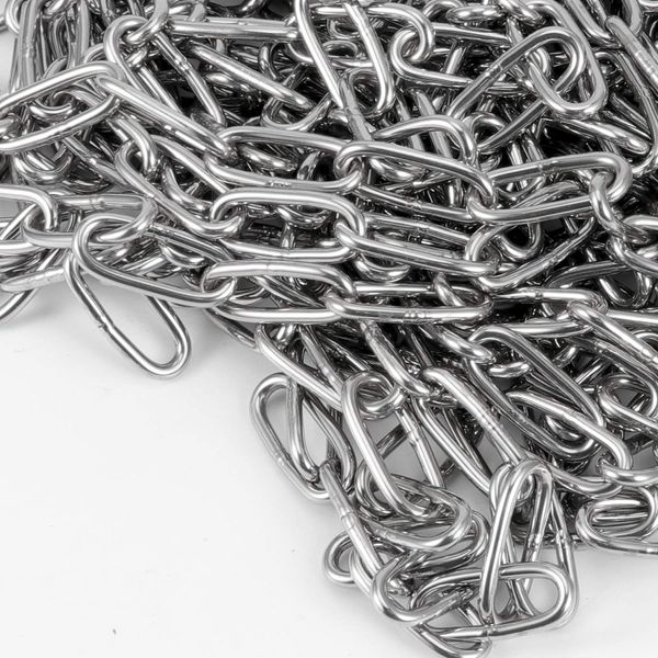 KEILEOHO 32.8 Feet 1/8 Inch Stainless Steel Chain, Strong and Durable