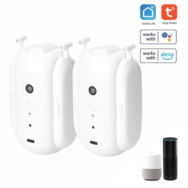 Tu-ya BT Curtain Motor Electric Curtain Robot Automatic Opener No Wiring  Support APP/Voice Remote