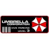 Umbrella Corporation Parking Decal