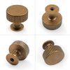 9BUILD 10 Pack Kitchen Cabinet Knobs Antique Brass, Retro Round Drawer Pulls for Bathroom Dresser and Hardware