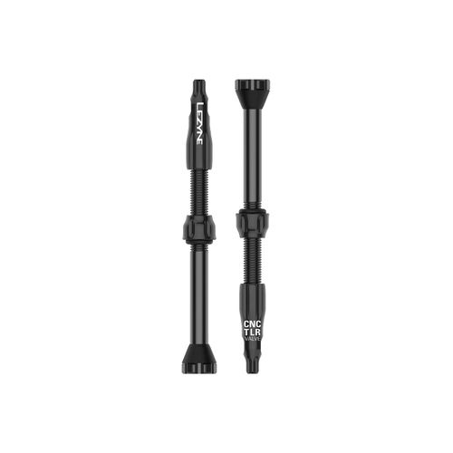 Lezyne Unisex - Adult Tubeless Valve CNC, Black, 60 mm