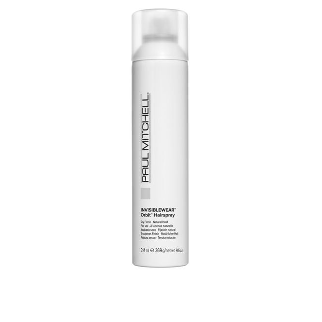 Paul Mitchell Invisiblewear Orbit Hairspray, Natural Hold, Dry Finish, For Fine Hair