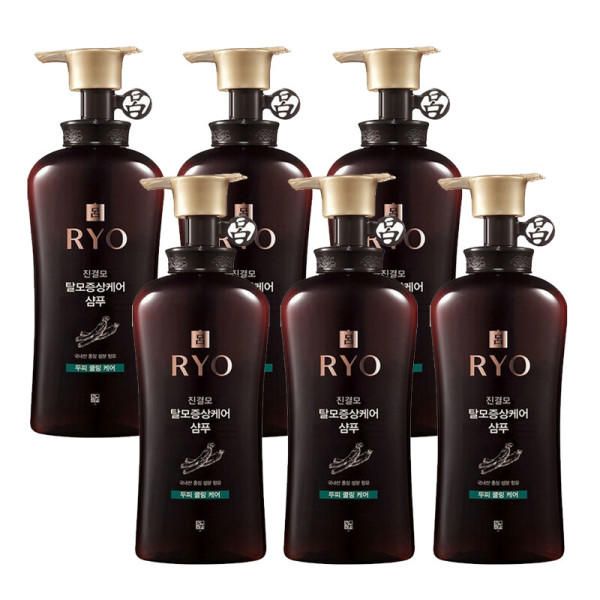 Ryeo Jin-gyeol-mo Hair Loss Treatment Shampoo Scalp Cooling Care 490ml 6ea 628556