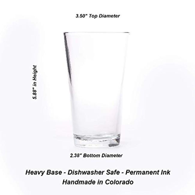 Dishwashersafe craft beer glasses